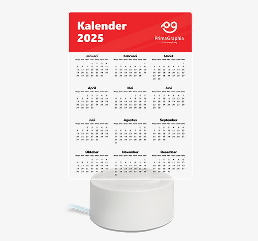 Kalender LED Acrylic