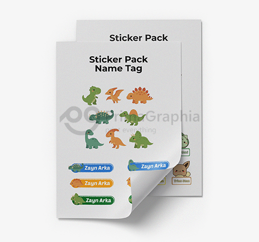 Sticker Nama