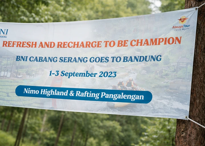 Spanduk Flexi Frontline